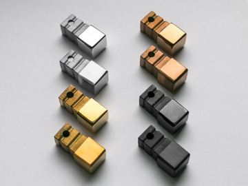 УГЛОВЫЕ КУБИКИ ДЛЯ ПРОФИЛЯ 12,5 мм, МАТОВОЕ ЗОЛОТО