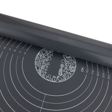 Большой силиконовый кулинарный коврик с мерами