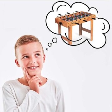 NEOSPORT ФУТБОЛЬНЫЙ СТОЛ 70x37x62 СМ ДЕРЕВЯННЫЙ ТВЕРДЫЙ ИГРОВОЙ ДЛЯ ДЕТЕЙ