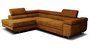 Duży Narożnik MALI Rogówka, Sofa, Funkcja spania