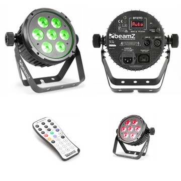 LED DMX RGBW IEC АВТО 7X6W ПОЛЕТ + ДИСТАНЦИОННОЕ УПРАВЛЕНИЕ