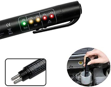 TESTER MIERNIK PŁYNU HAMULCOWEGO LED DOT 3 4 5