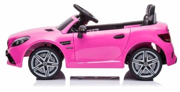 Mercedes Benz SLC300 Convertible аккумуляторный автомобиль, ездовой автомобиль, пульт дистанционного управления, розовый