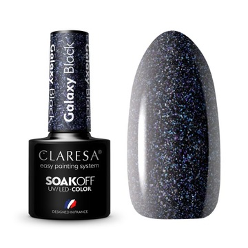 Claresa Lakiery hybrydowe 5ml Galaxy Black