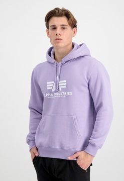 Mikina Alpha Industries Basic Hoody pale violet XL