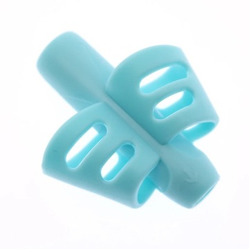 3-цветная детская ручка-инструмент, силиконовая ручка для эргономичной коррекции осанки пальцев