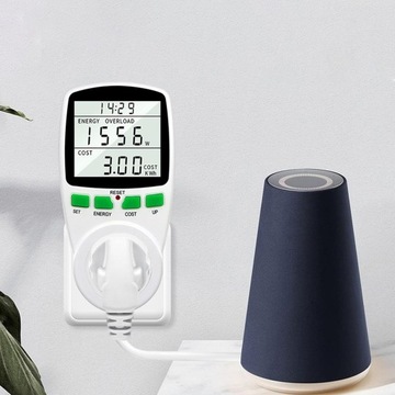 PRECYZYJNY MIERNIK LICZNIK ZUŻYCIA ENERGII POBORU PRĄDU WATOMIERZ