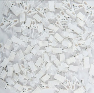 ПЛАСТИКОВАЯ ЛЯГУШКА С РОЛИКОВЫМ РОЛИКОМ, БЕЛАЯ 100 ШТ.