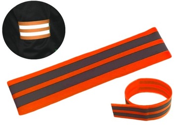 OPASKA ODBLASKOWA JASKRAWA NA RZEP RĘKĘ RAMIĘ