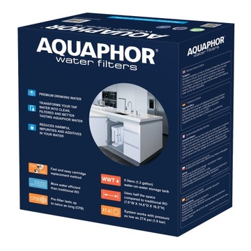 Filtr do wody pitnej odwrócona osmoza Aquaphor Morion RO-101S + 2 wkłady