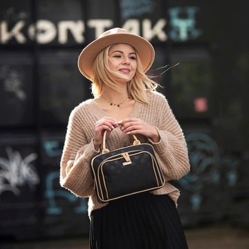 Zestaw 2x Kosmetyczka Damska Podróżna Kufer NOBLE