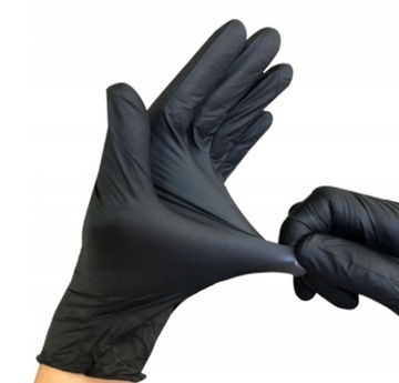 10 пар защитных перчаток, размер XL, ЧЕРНЫЕ 519.