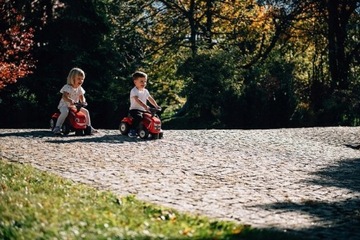 FALK BABY JEŹDZIK TRAKTOREK GO CZERWONY+PRZYCZEPA