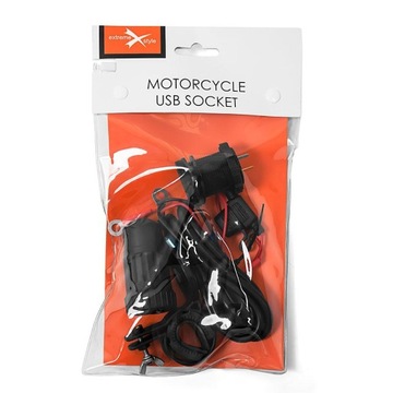 USB-разъем eXtreme MUS13 + адаптер для мотоцикла