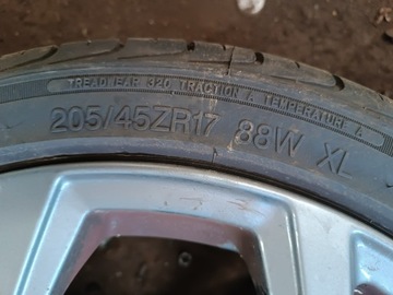 FORD FIESTA MK8 ALU RÁFKY KOLA ST 17 '' 205 45 R17