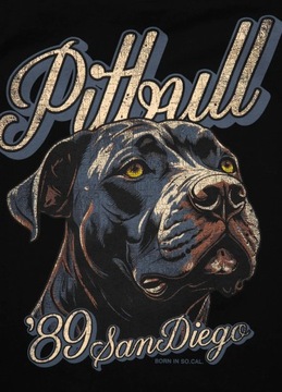 Pit Bull T Shirt Tričko Originál Black L