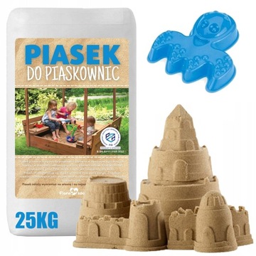 PIASEK DO PIASKOWNICY DELIKATNY +zabawka atest
