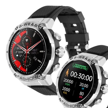 Smartwatch G-WEAR aplikacje sport muzyka Watchmark