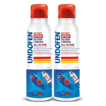 UNDOFEN Spray Do Stóp ALL IN ONE 150 ML x2