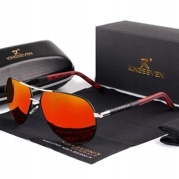 НАБОР МУЖСКИХ СОЛНЦЕЗАЩИТНЫХ ОЧКОВ KINGSEVEN ПОЛЯРИЗОВАННЫХ UV400 + ЧЕХОЛ