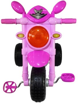 Jeździk na pedały pierwszy rowerek trójkołowy chodzik 18m+Tablica PROMO-25%