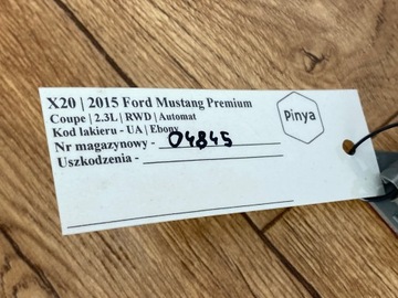 ODRAZKA LAMPA KONTURA FORD MUSTANG VI 2015+ USA