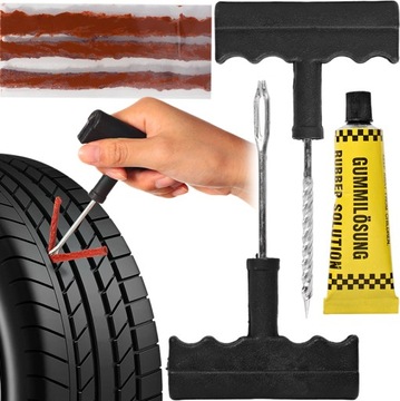 K2 TIRE DOKTOR 500ML x2 + НАБОР ДЛЯ РЕМОНТА ШИН ДЛЯ КЛЕЯ ДЛЯ РЕМОНТА ШИН