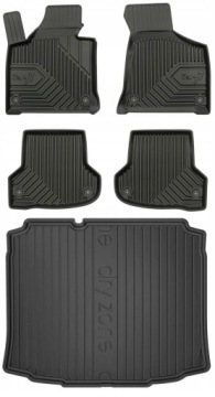 Set 77 Gumové rohože a rohože Audi A3 8P Hatchback 2003-2013