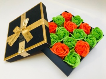 FLOWER BOX Scented MYSTERIOUS ROSE GIFT Подарок на день рождения именины