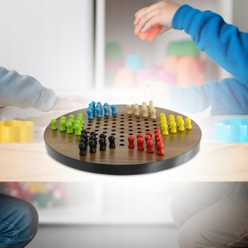 Деревянные китайские шашки с обучением мячу