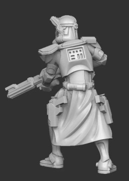 Модель Star Corps Commander подходит для игры Star Wars Legion.