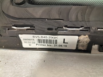 AUDI A3 S3 8V SKLO (OKNO) KAROSERIE LEVÝ 2015 8V5845299K