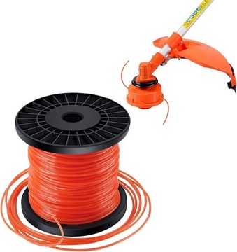 ЛИНИЯ РЕЗКИ ГОЛОВКИ БЕНЗИНОВОГО МАСЛЯНОГО ТРИММЕРА 2,7ММ 100М STAR STAR