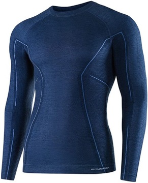 CIEPŁA KOSZULKA TERMOAKTYWNA WOOL BRUBECK GÓRY -XL