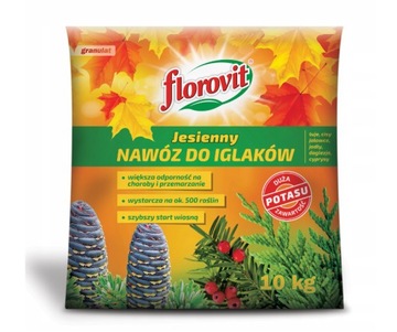 Florovit jesienny nawóz do iglaków 10 kg tuje cisy