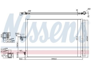 KONDENZÁTOR KLIMATIZACE MERCEDES SL R231 3.0-4.7 12-14