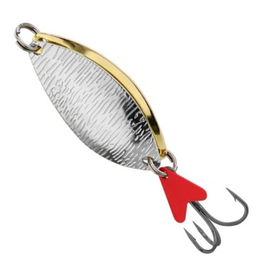 BŁYSTKA BLACHA WAHADŁOWA 2 ROACH 18g ZŁOTO-SREBRNA