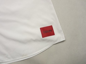HUGO BOSS Red Extra Slim Fit biała męska koszula XL