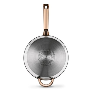 Элегантный НАБОР кастрюль из НЕРЖАВЕЮЩЕЙ СТАЛИ ИНДУКЦИОННАЯ СКОВОРОДА Розовое ЗОЛОТО