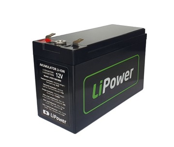 Akumulator Li-Ion LiPower 11Ah 12V ładowarka 5A