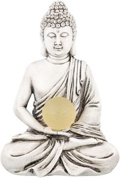 Dekoracja ogrodowa - Budda z oświetleniem