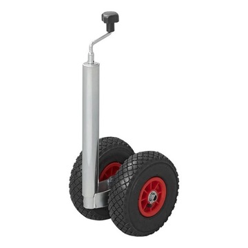 Маневренное опорное колесо, двойное, два колеса, 48 мм, для бездорожья.