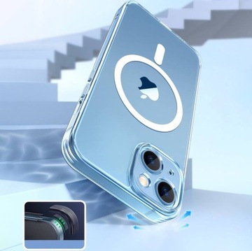 Etui do iPhone 13 iPhone 14 do MagSafe wzmacniane 360° CLEAR CASE