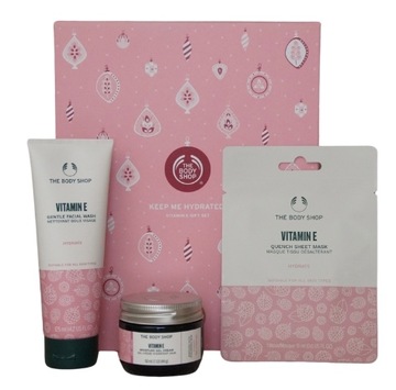 THE BODY SHOP Vitamin E Gift Zestaw krem żel maska Witamina E