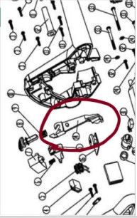 Стопорный стержень для погружной фрезы ERBAUER ERB690CSW