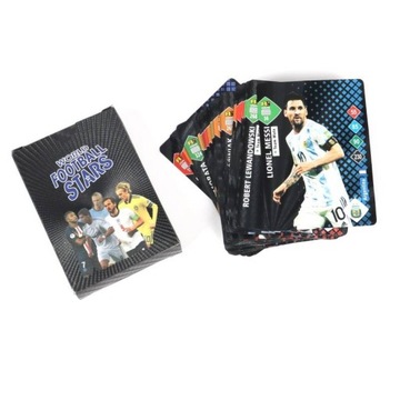KARTY PIŁKARSKIE KOLEKCJONERSKIE FIFA CZARNE 55 SZTUK PIŁKARZE PIŁKA NOŻNA