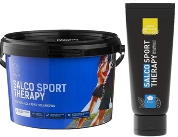 Sól regeneracyjna do kąpieli Salco 3kg + żel pod prysznic 200ml Owoce