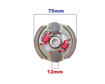 SPRZĘGŁO 2-SZCZĘKOWE QUAD CROSSA POCKET 50CC 2T