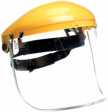 OSŁONA PRZECIWODPRYSKOWA twarzy mocna gruba szybka