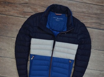 88 # TOMMY HILFIGER # MODNA ZIMOWA MĘSKA KURTKA S